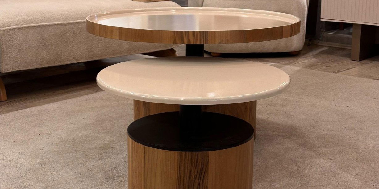 Polonez İkili Orta Sehpa Seti