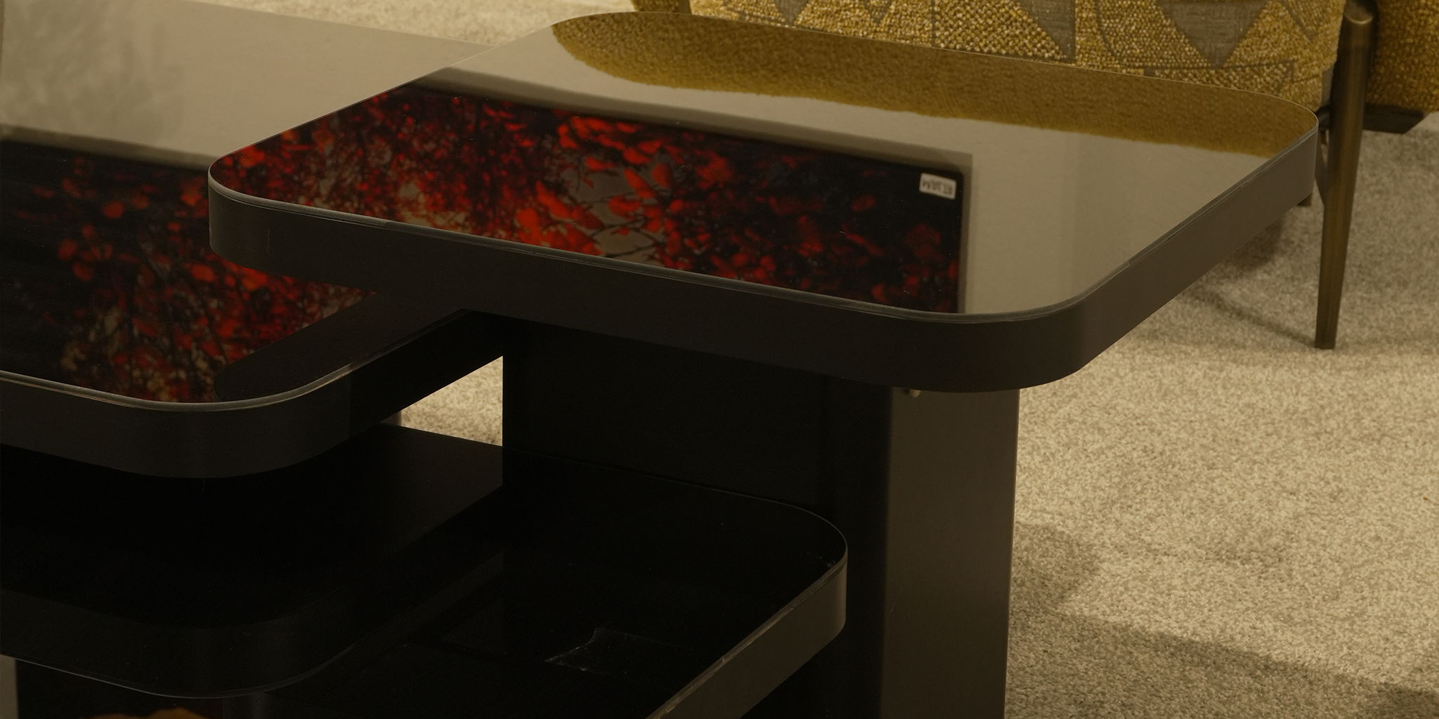 Siyah Orta Sehpa Seti