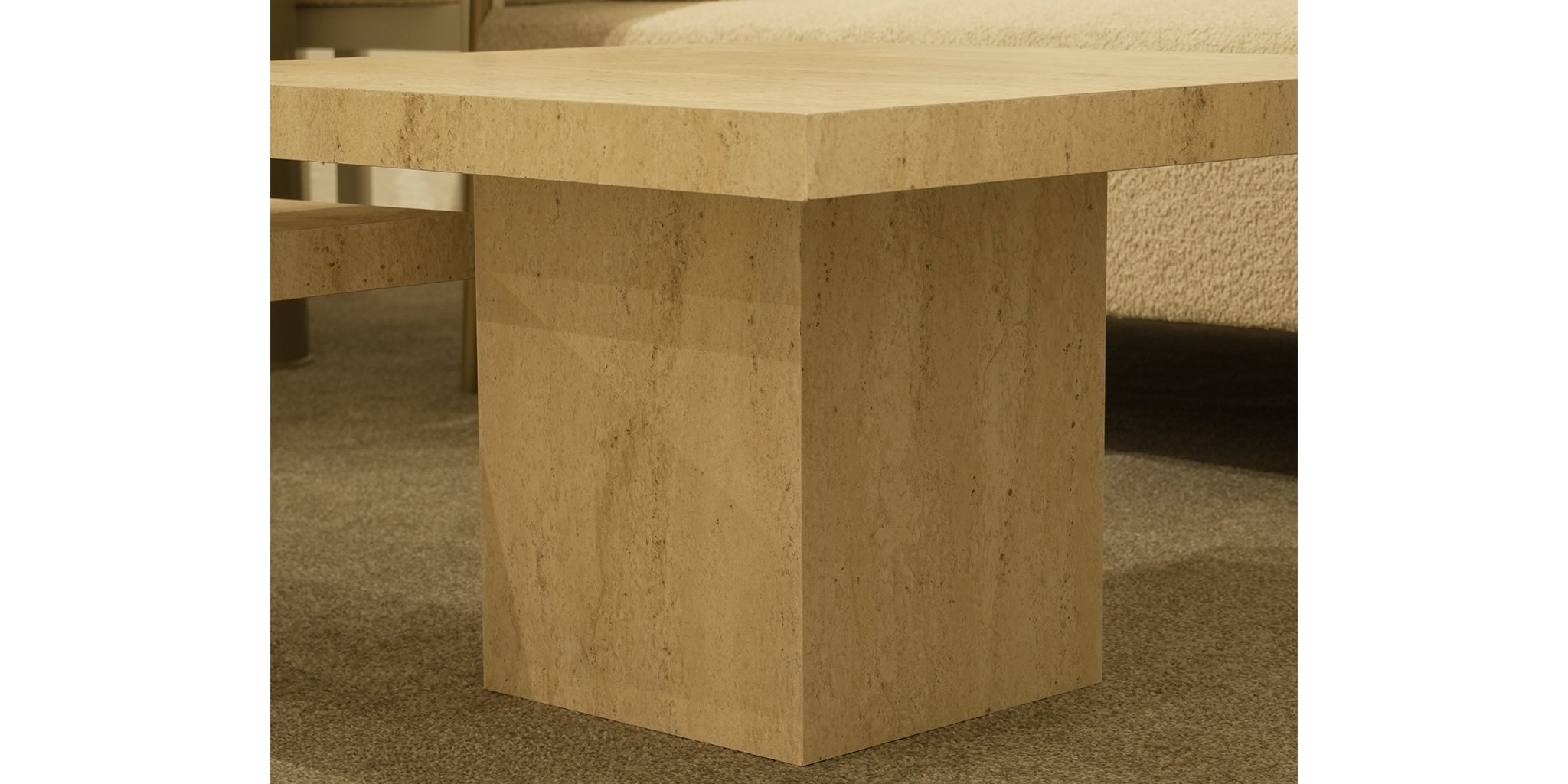 Traverten Sehpa Seti