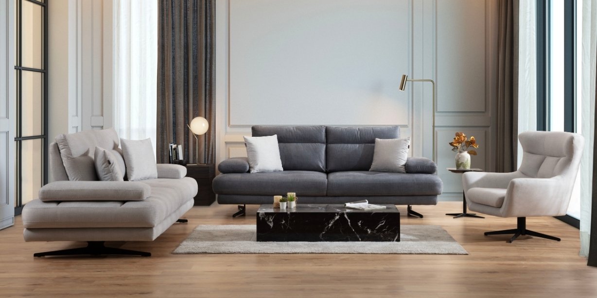 Milano Koltuk Takımı Metal Ayaklı