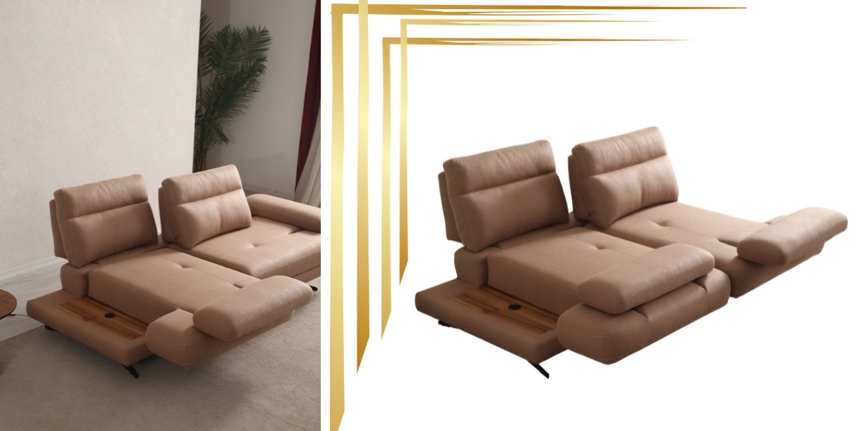 Milano Koltuk Takımı Metal Ayaklı