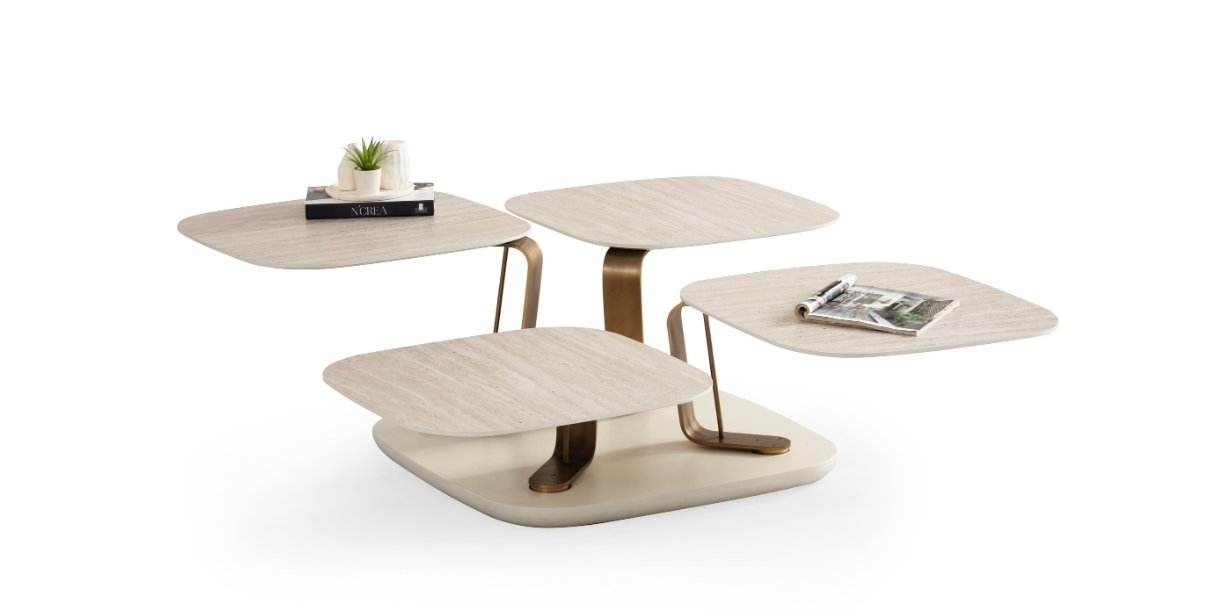 Bentley Fonksiyonel Orta Sehpa Traverten