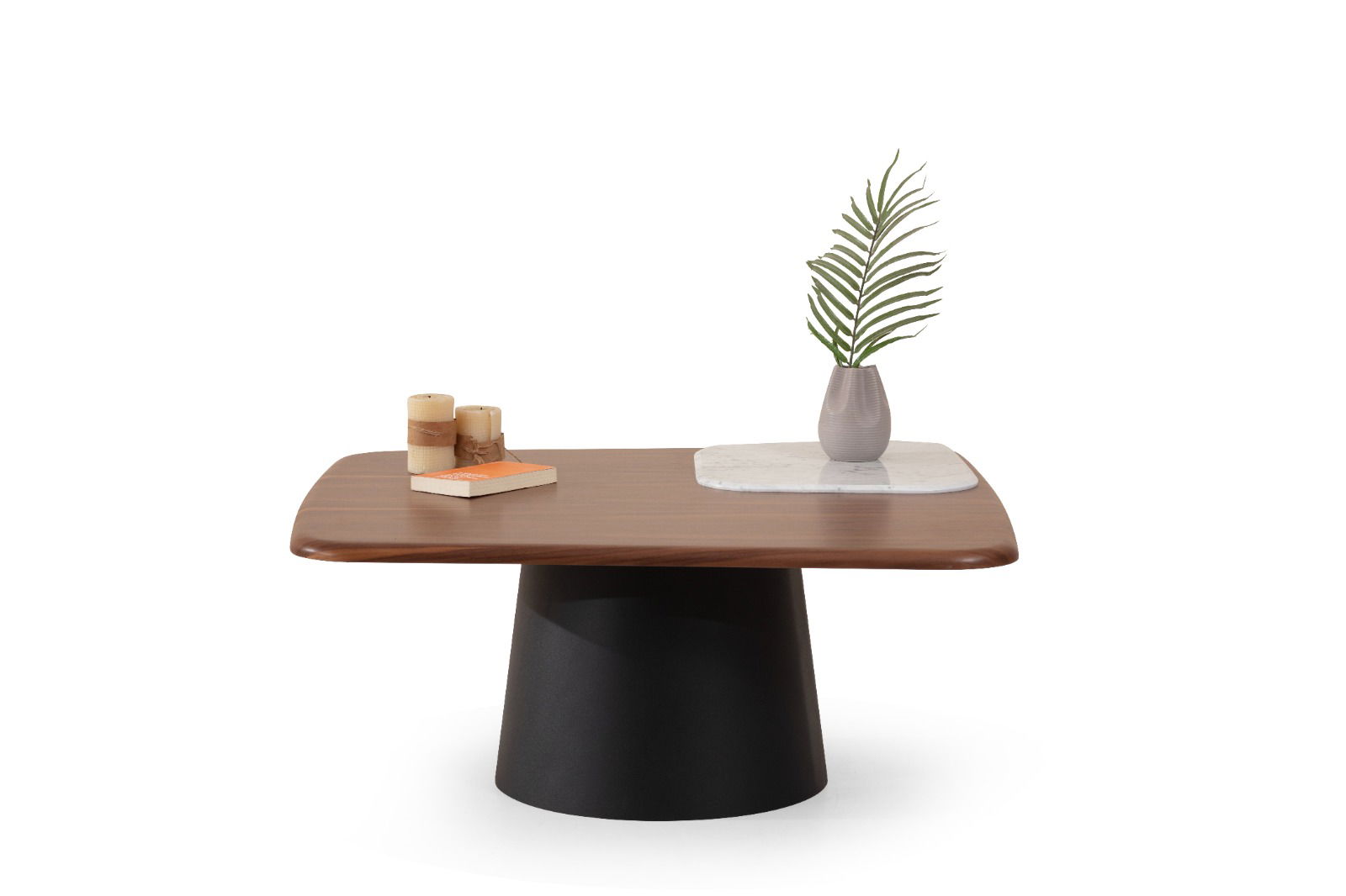 Bueno Orta Sehpa Siyah Beyaz