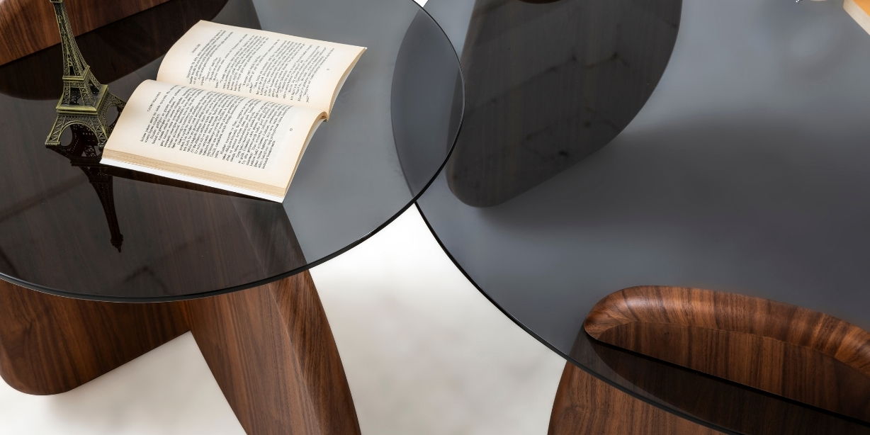 Markiz Orta Sehpa Seti Ceviz