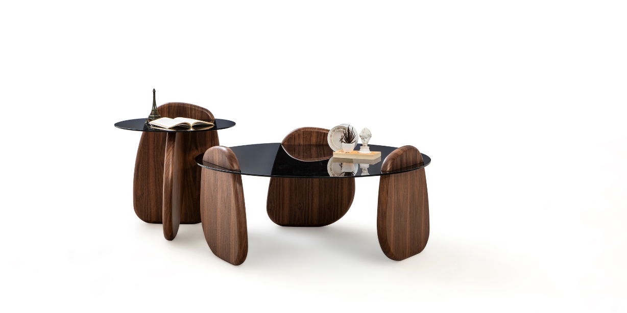 Markiz Orta Sehpa Seti Ceviz