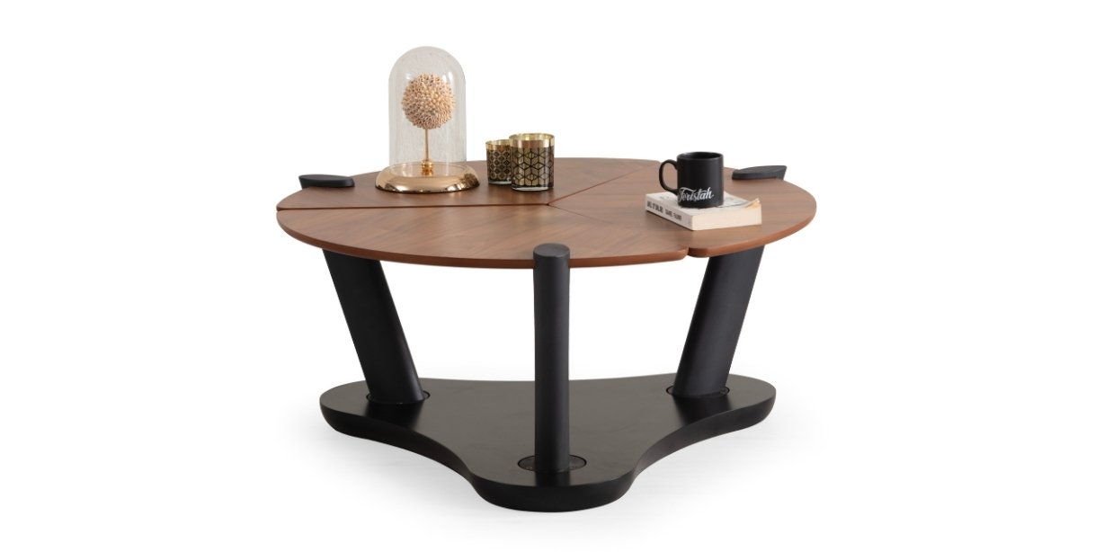 Picasso Fonksiyonel Orta Sehpa Siyah