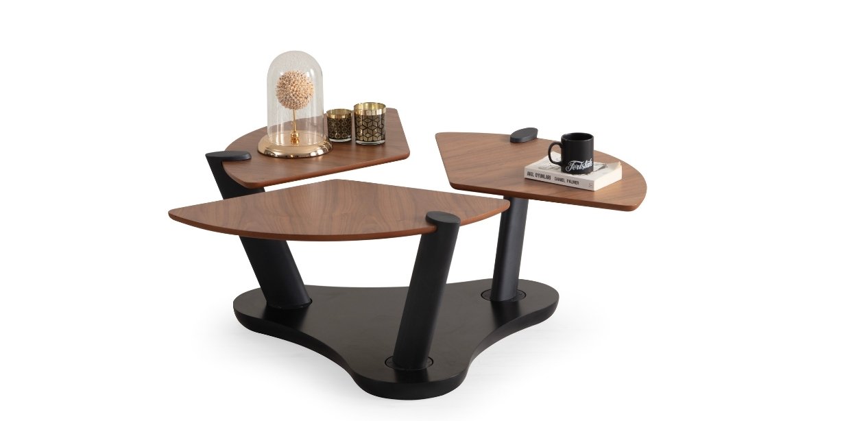 Picasso Fonksiyonel Orta Sehpa Siyah