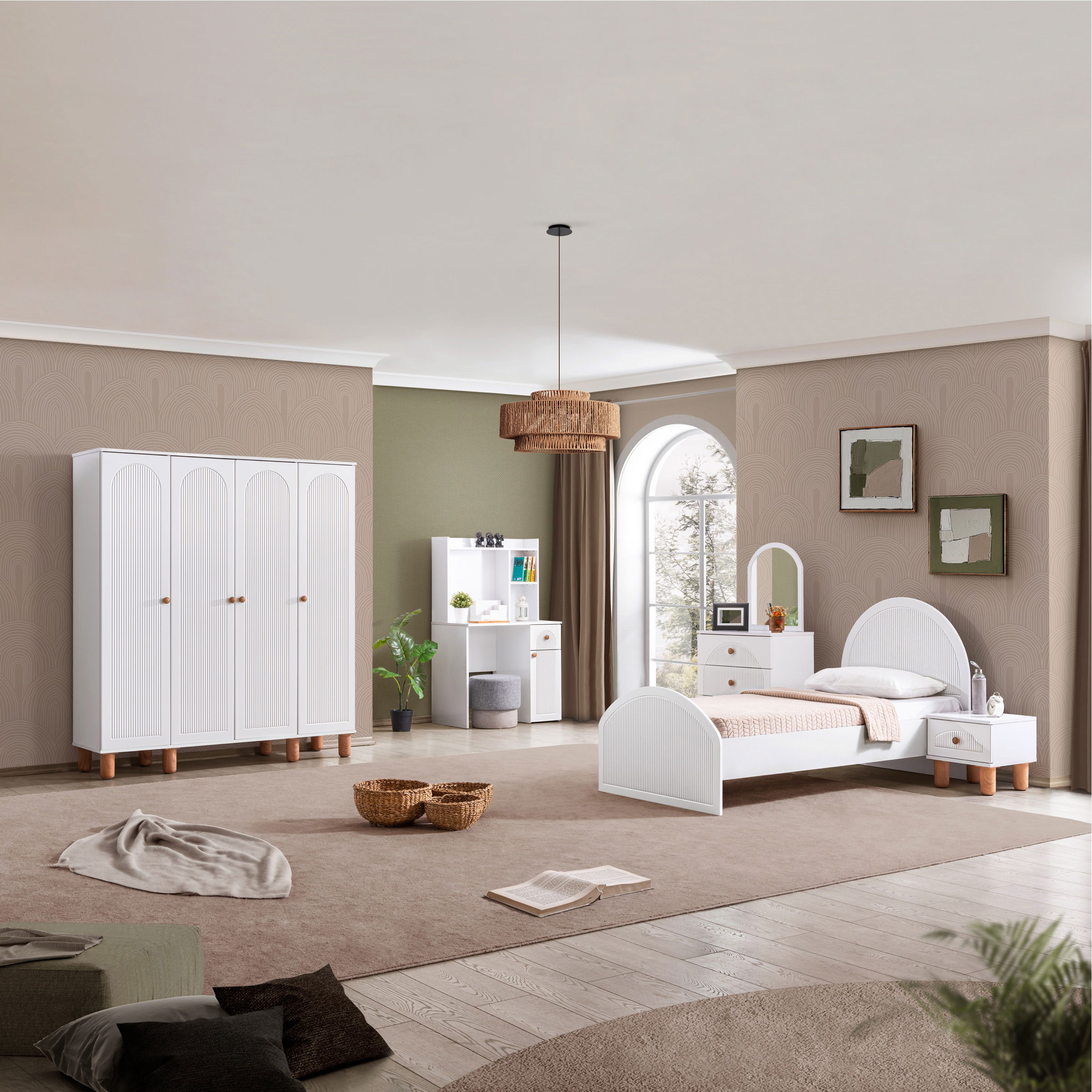 Bohem 4 Kapaklı Genç Odası