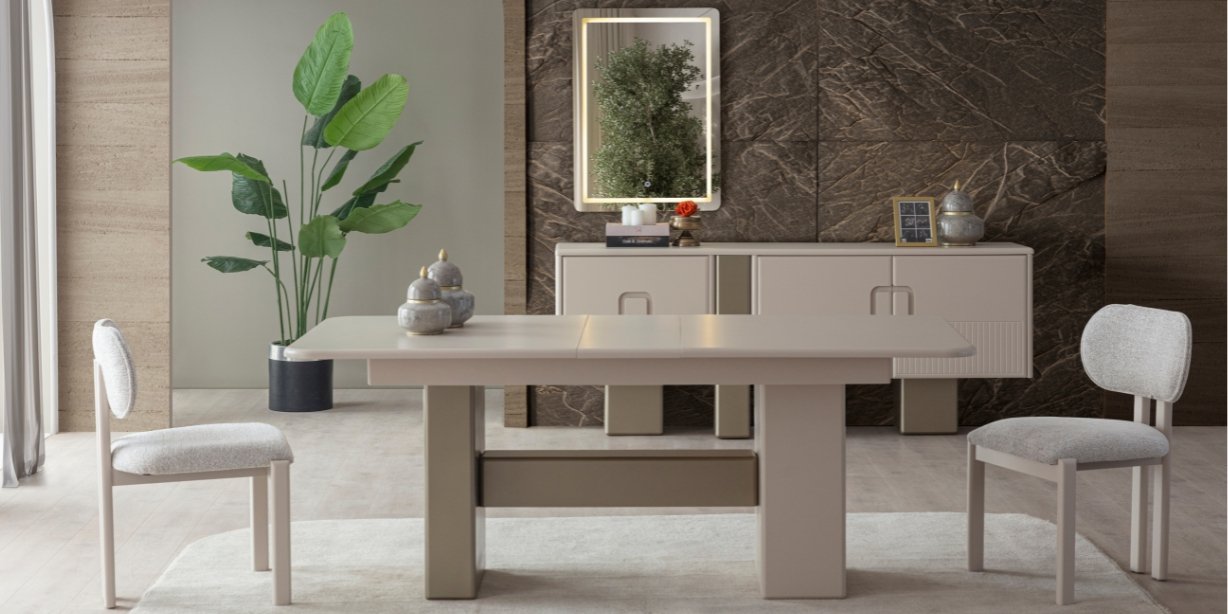Parla Modern Yemek Odası Takımı
