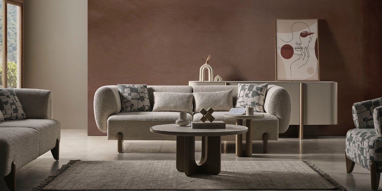 Ahuse Bronz Koltuk Takımı