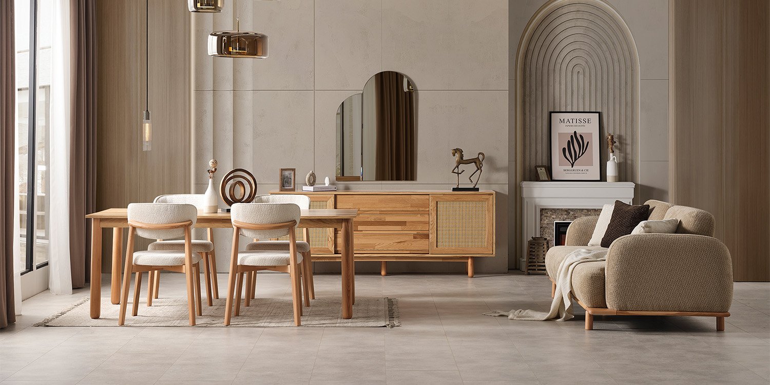 Bohem Yemek Odası Takımı