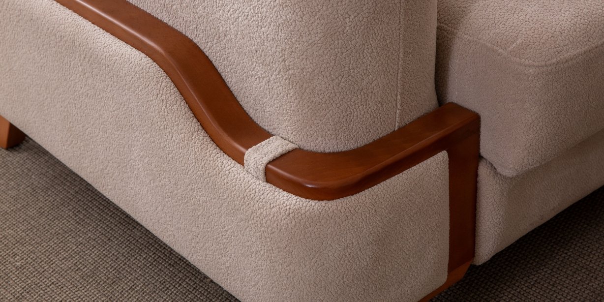 Resital Krem Köşe Koltuk Takımı