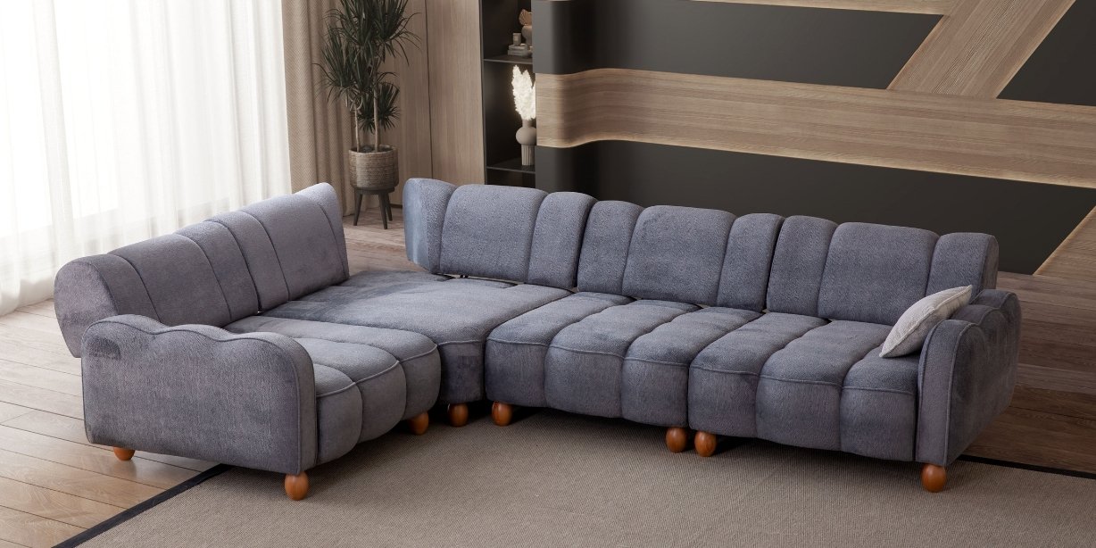 Turkuaz Köşe Koltuk Takımı