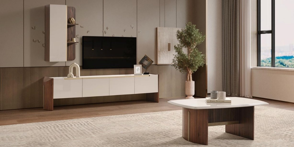 Gloria Tv Ünitesi Krem