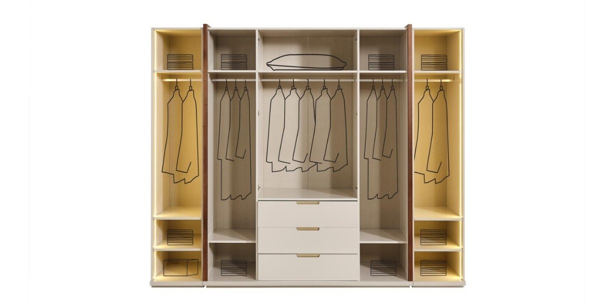 Gloria Yatak Odası Takımı Krem