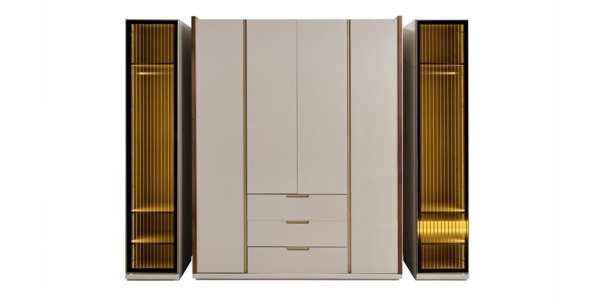 Gloria Yatak Odası Takımı Krem