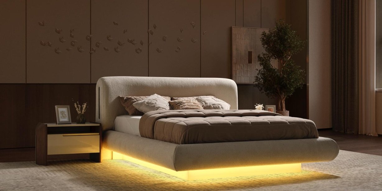 Gloria Yatak Odası Takımı Krem