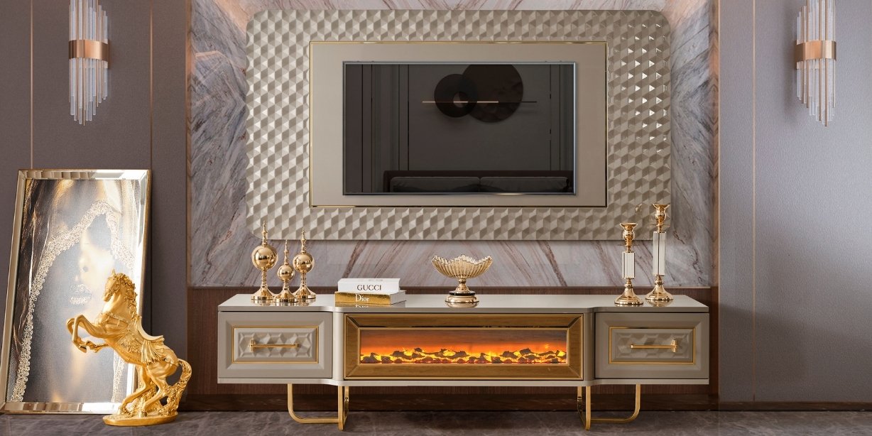 Lounge Tv Ünitesi Nehir Kumu