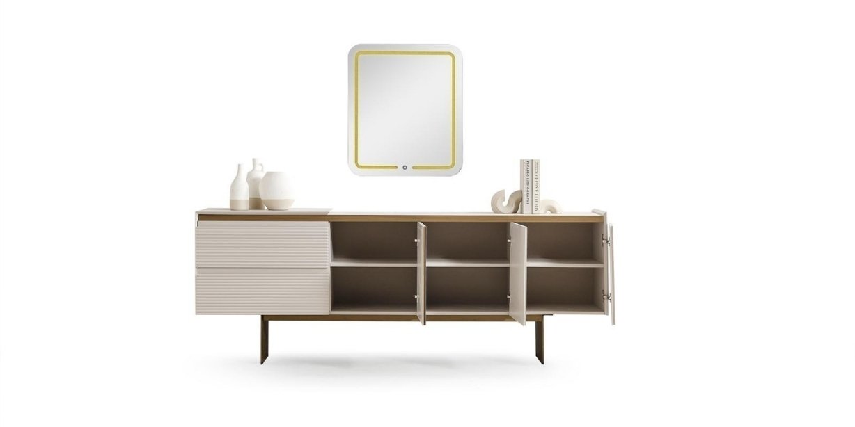 Moon Yemek Odası Takımı Ekru