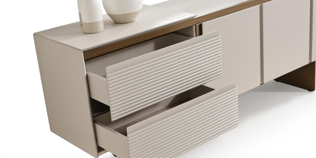 Moon Yemek Odası Takımı Ekru