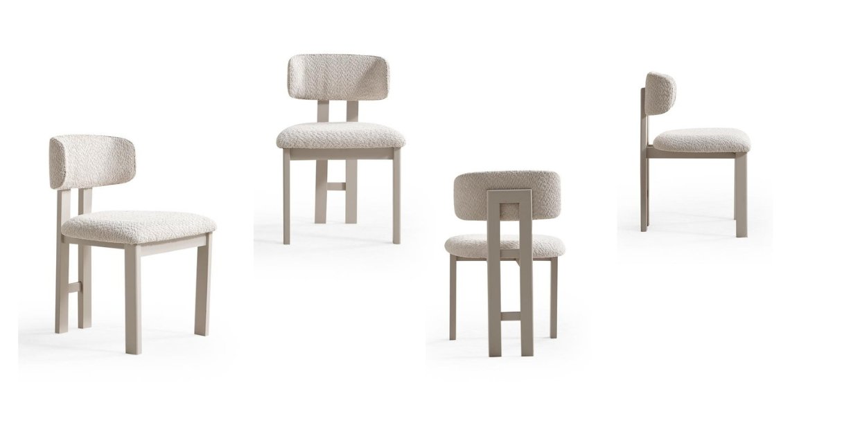 Moon Yemek Odası Takımı Ekru