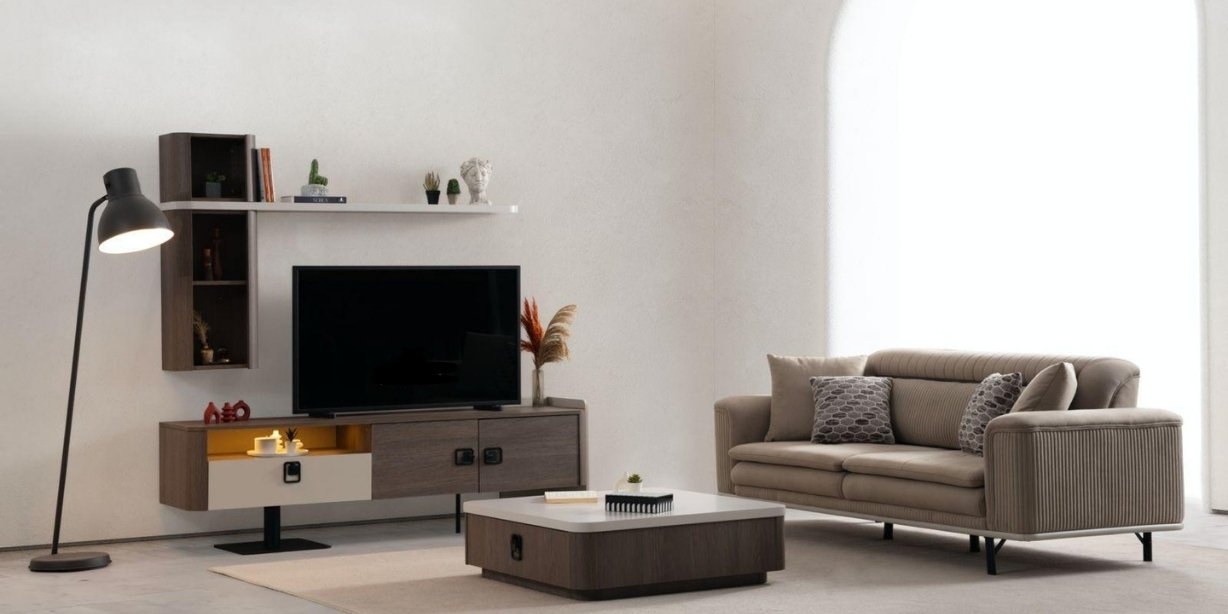 Prada Tv Ünitesi Koyu Ceviz