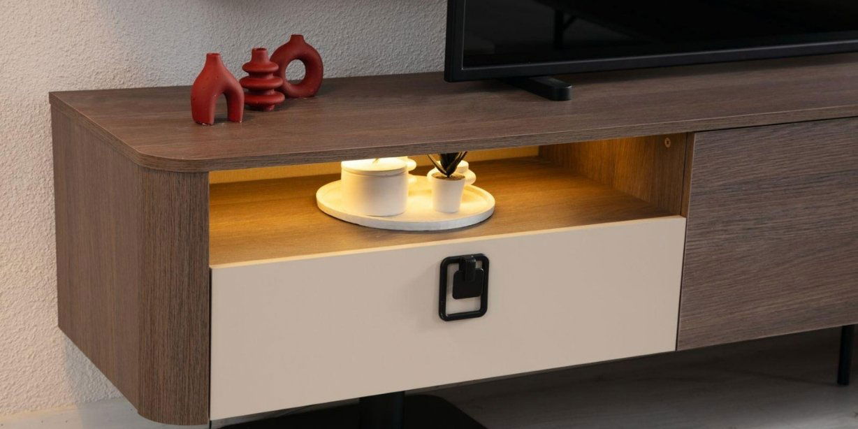 Prada Tv Ünitesi Koyu Ceviz