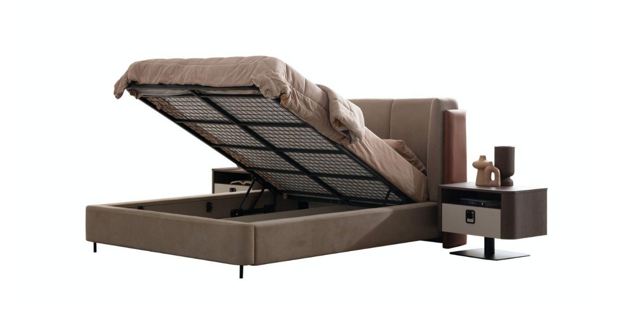 Prada Yatak Odası Takımı Koyu Ceviz