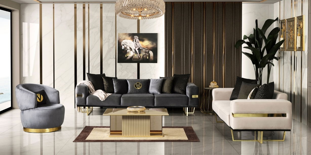 Premier Karamel Koltuk Takımı