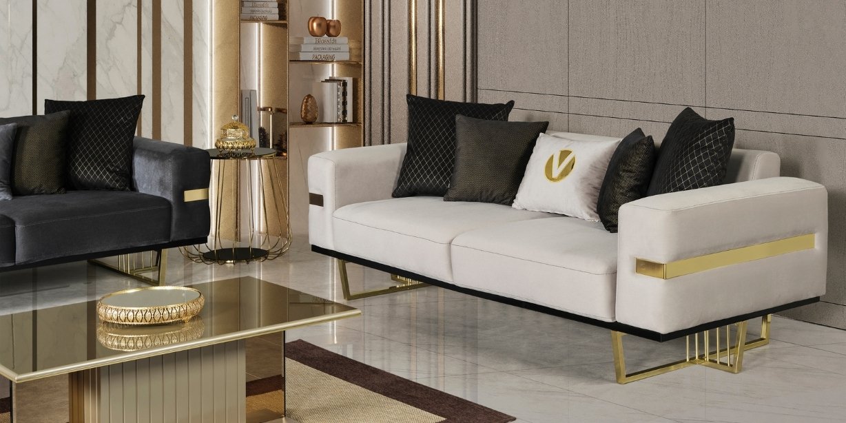 Premier Karamel Koltuk Takımı