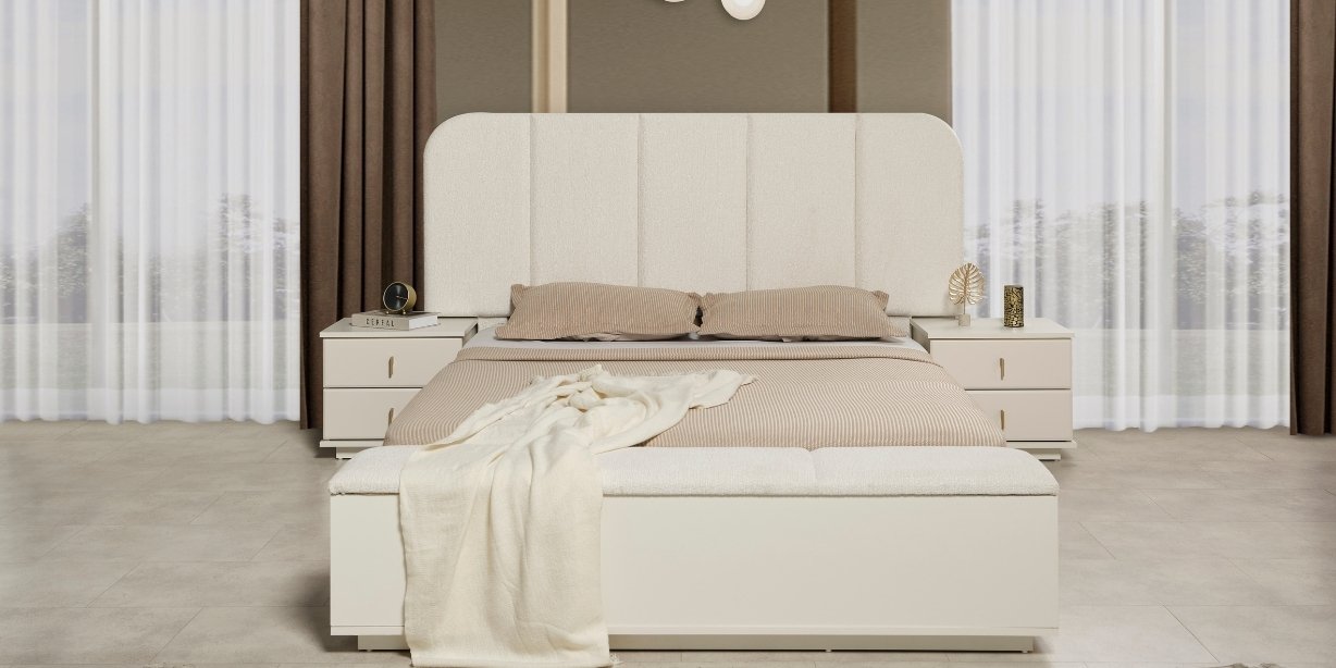 Masal Yatak Odası Takımı Krem