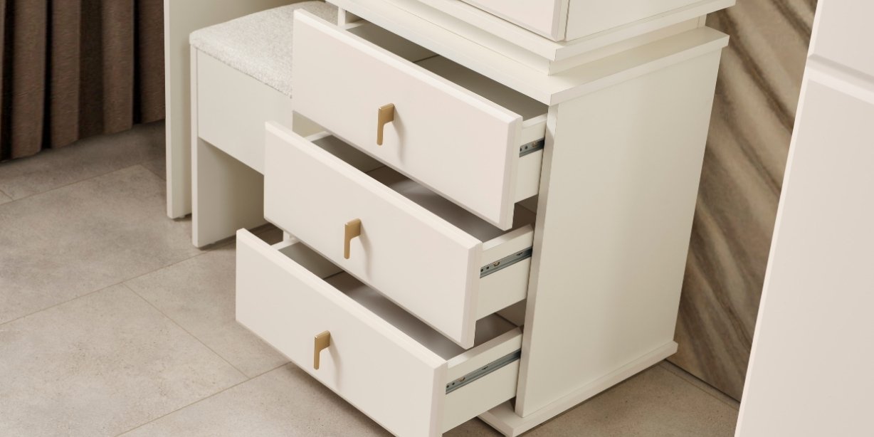 Masal Yatak Odası Takımı Krem