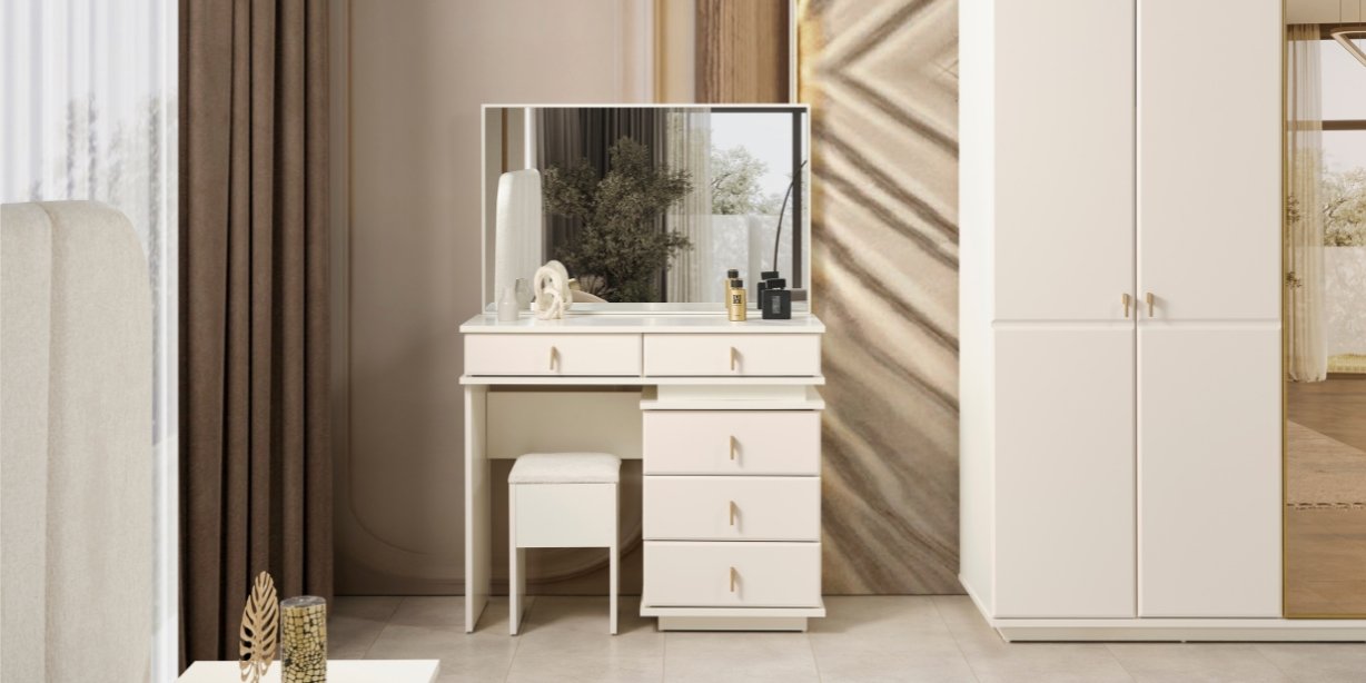 Masal Yatak Odası Takımı Krem