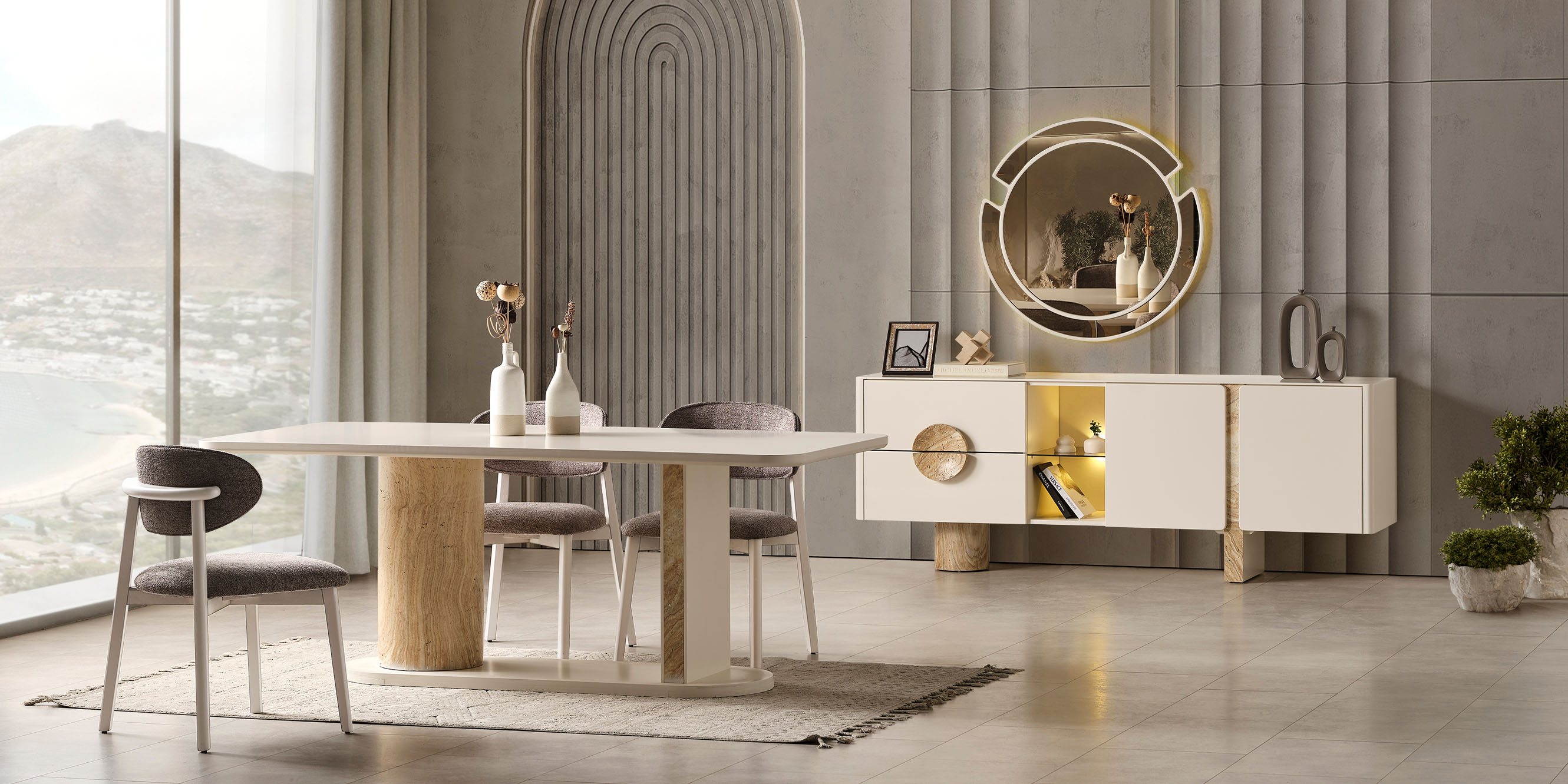 Serene Yemek Odası Takımı