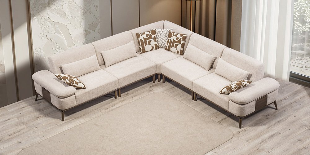 Vista Köşe Koltuk Takımı Ceviz