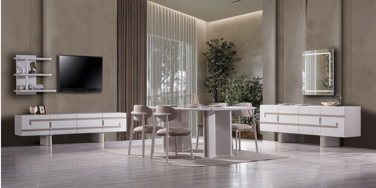 Zümrüt Yemek Odası Takımı